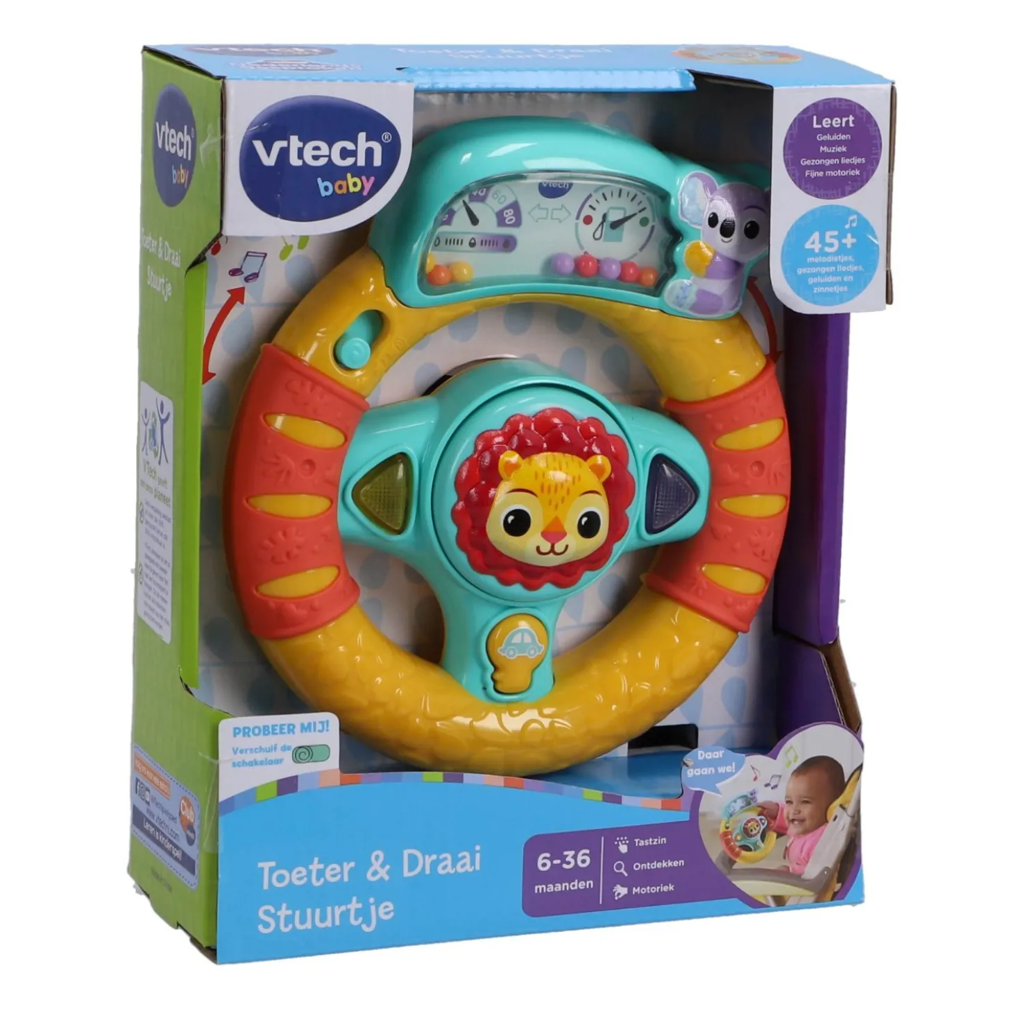 Vtech Baby Toeter En Draai Stuur