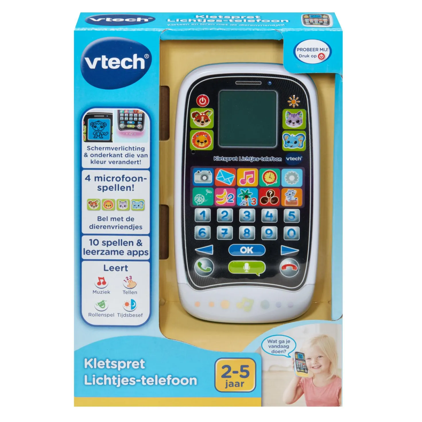 Vtech Kleuter Kletspret Lichtjestelefoon