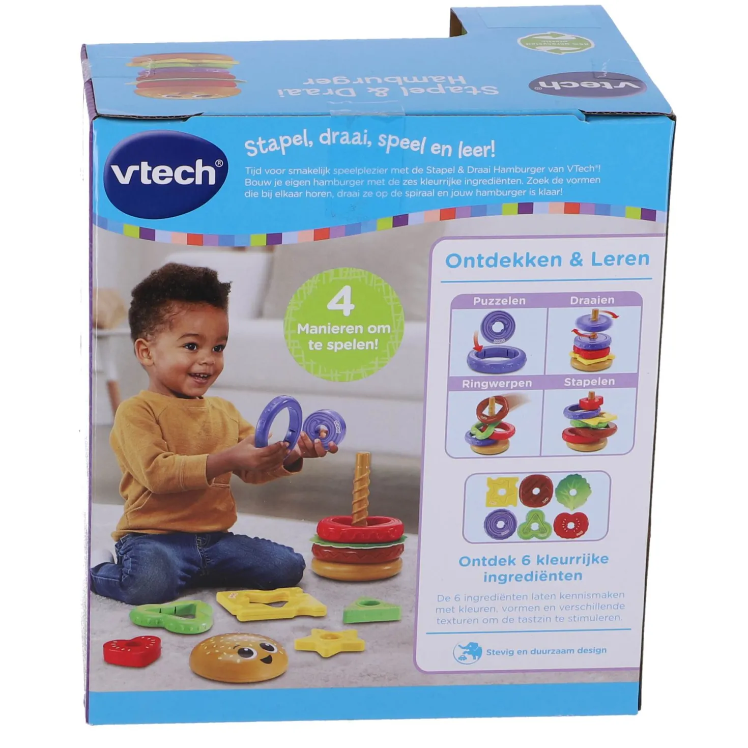 Vtech Stapel & Draai Hamburger