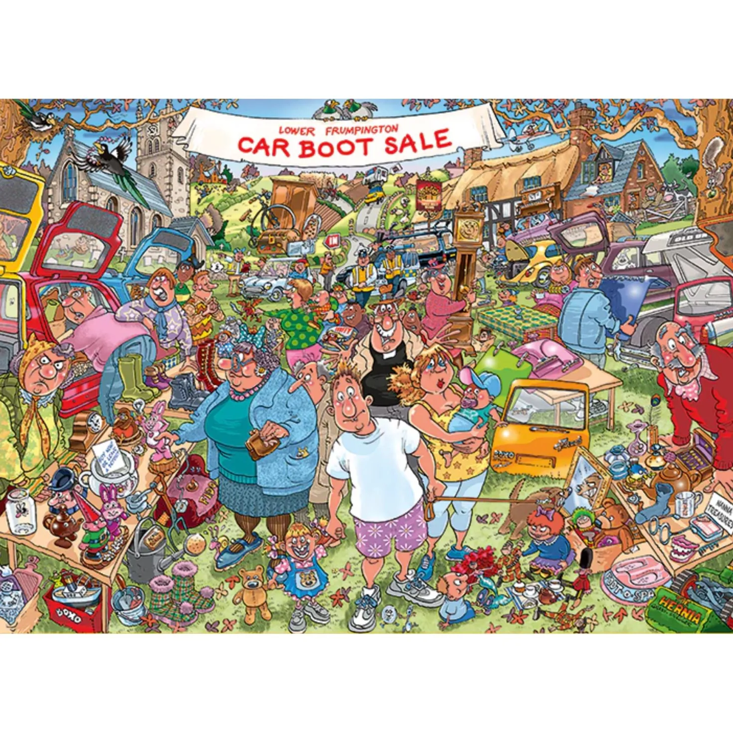 Wasgij Original Puzzel 35 Vlooienmarkt Vondsten 1000 Stukjes