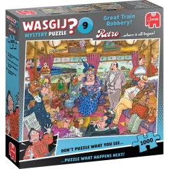 Wasgij puzzel retro De Grote Treinroof 1000 stukjes