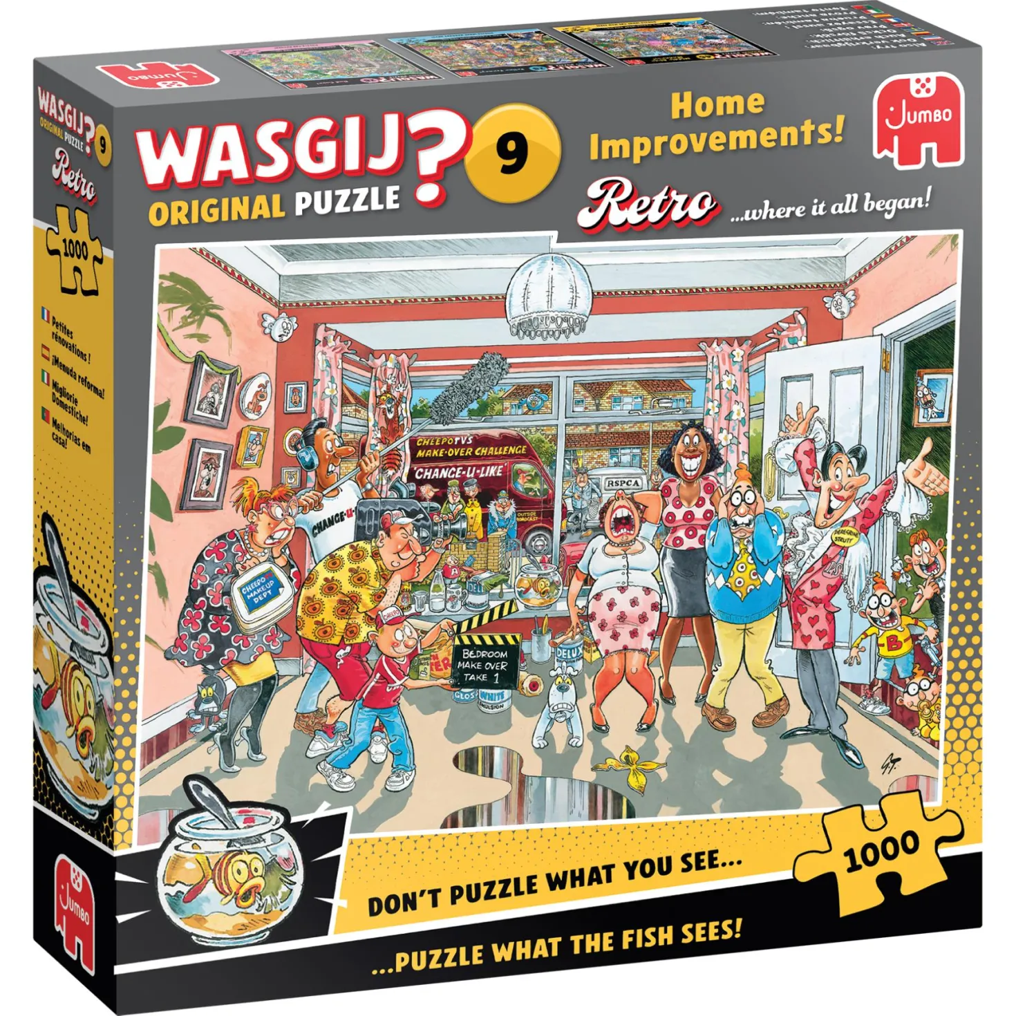 Wasgij puzzel retro Klein Verbouwinkje 1000 stukjes