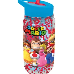 Waterfles Mario Met Glitter 330 ML