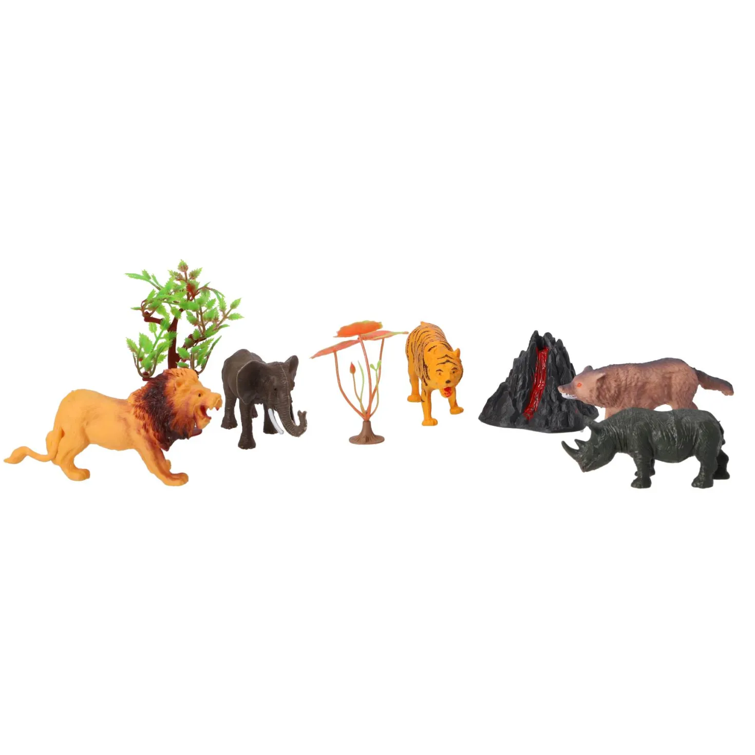 Wilde dieren set 8 delig