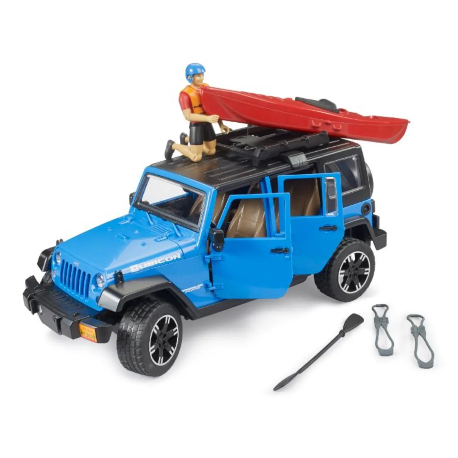 Wrangler jeep met kayak
