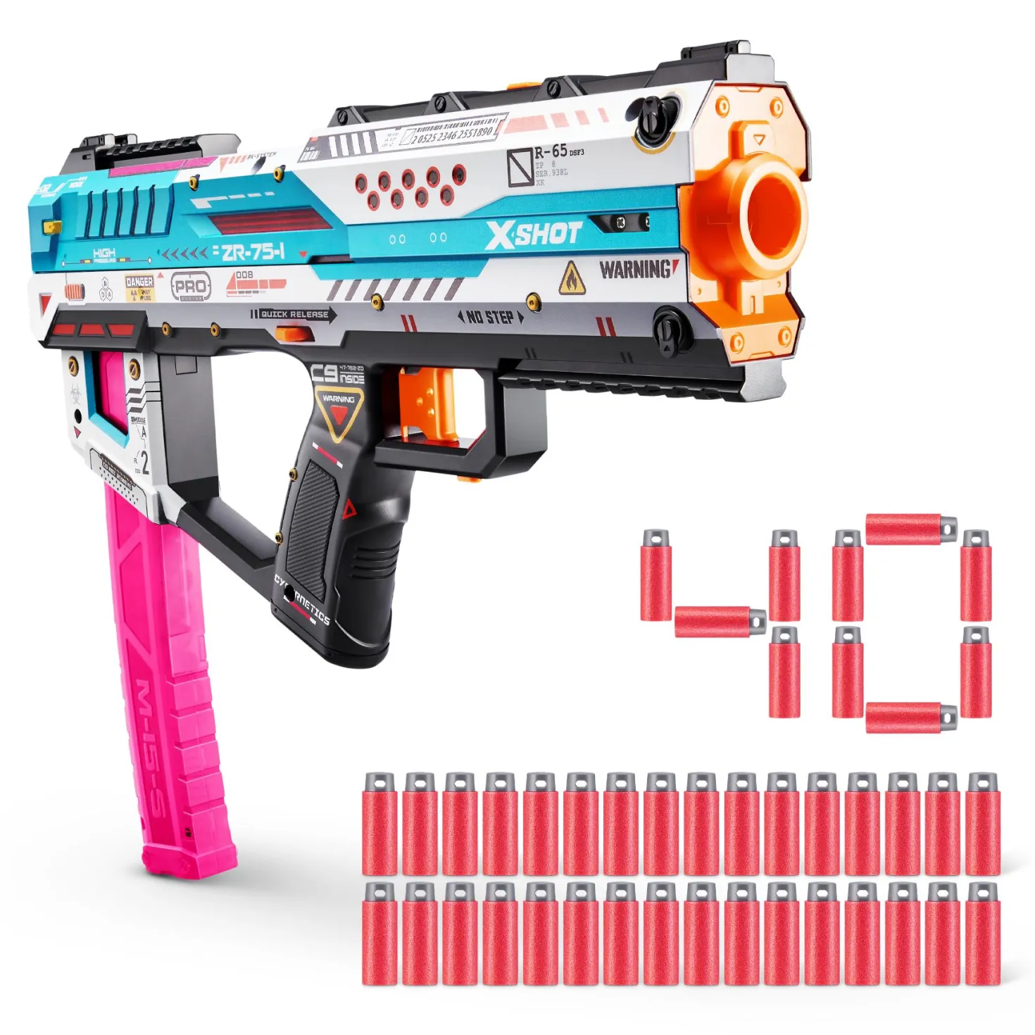 X-Shot Pro Series Pistool + 40 Darts