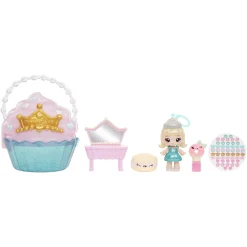 Yummiland Beauty Bag Playset + Lip Gloss Doll Cupcake Beauty Bag