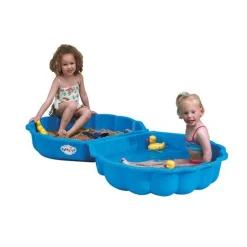 Zandbak Schelp Blauw 87 X 78 X 20 Cm 2 Delig