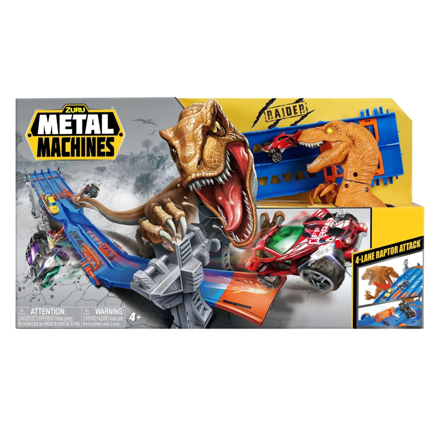 Zuru Metal Machines Lane Madness Racebaan Met Diecast Auto