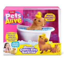 ZURU Pets alive mommy capybara & baby surprise