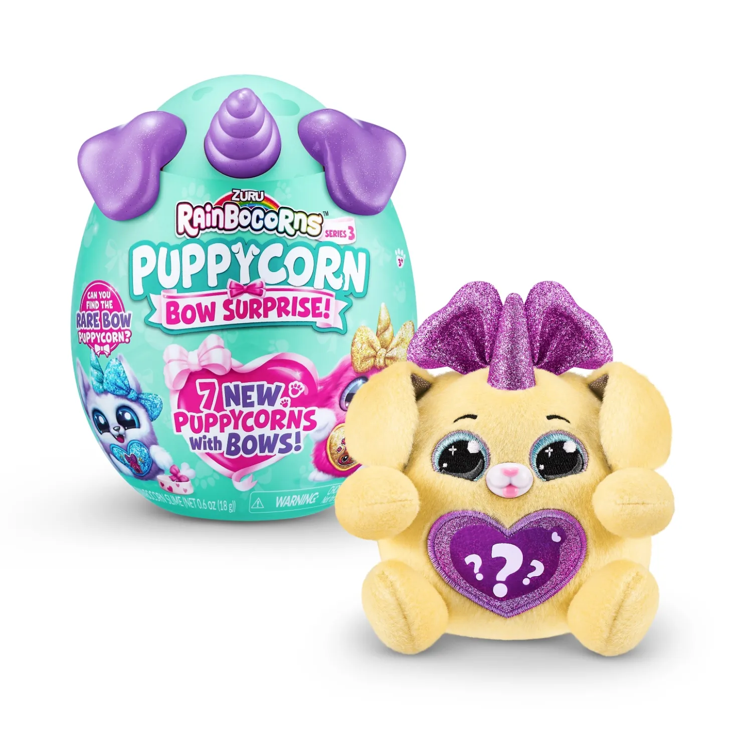 Zuru Rainbocorns Sparkle Heart Puppycorn Series 6 Assorti