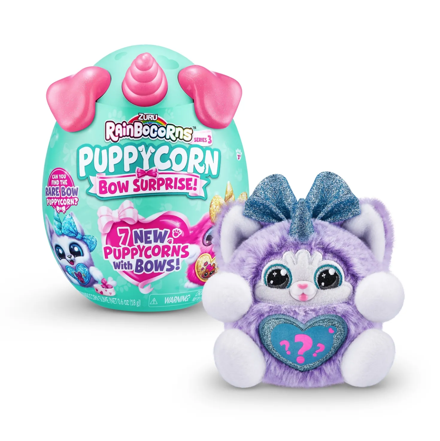 Zuru Rainbocorns Sparkle Heart Puppycorn Series 6 Assorti