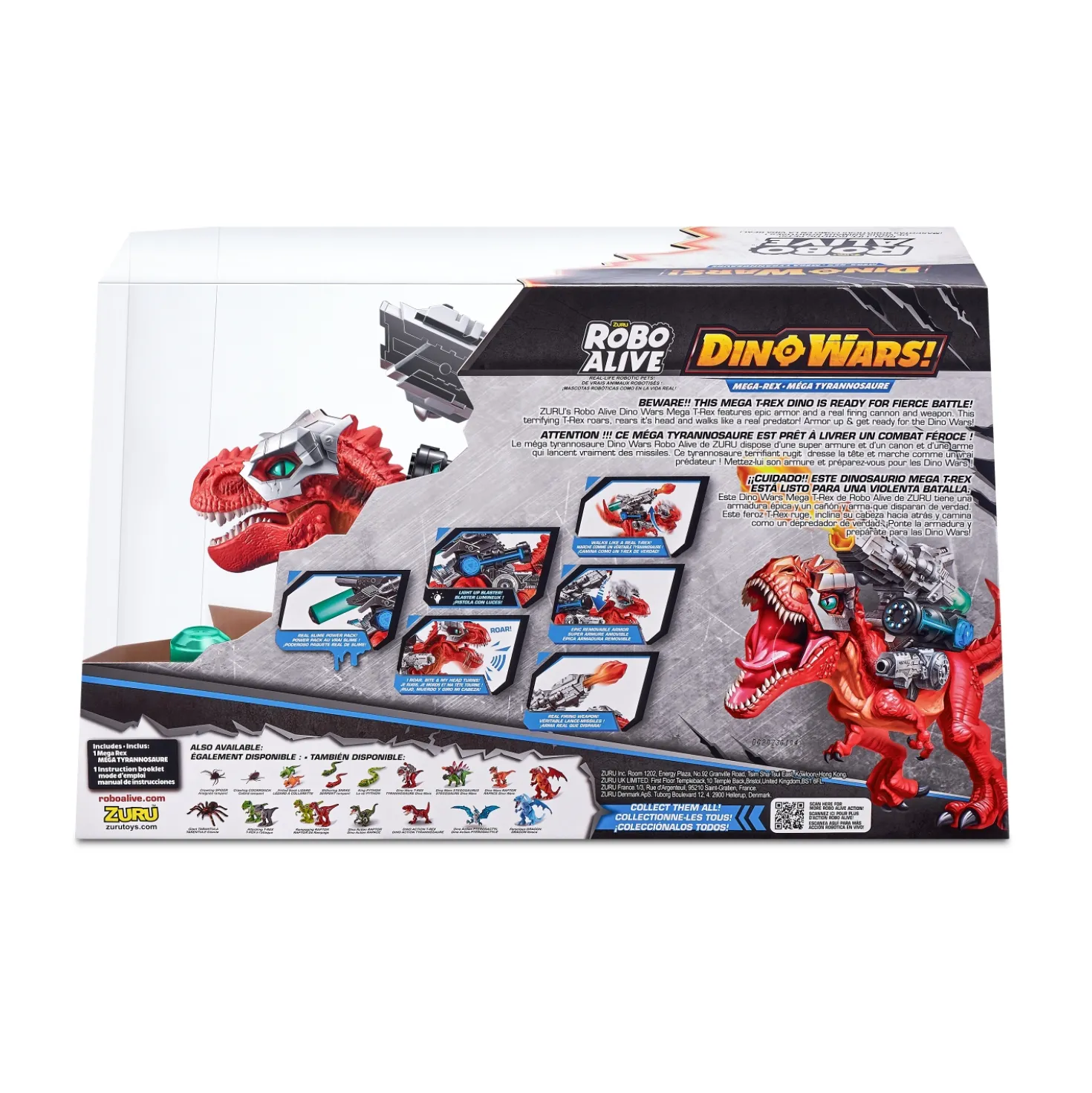 Zuru Robo Alive dino wars mega battling t-rex
